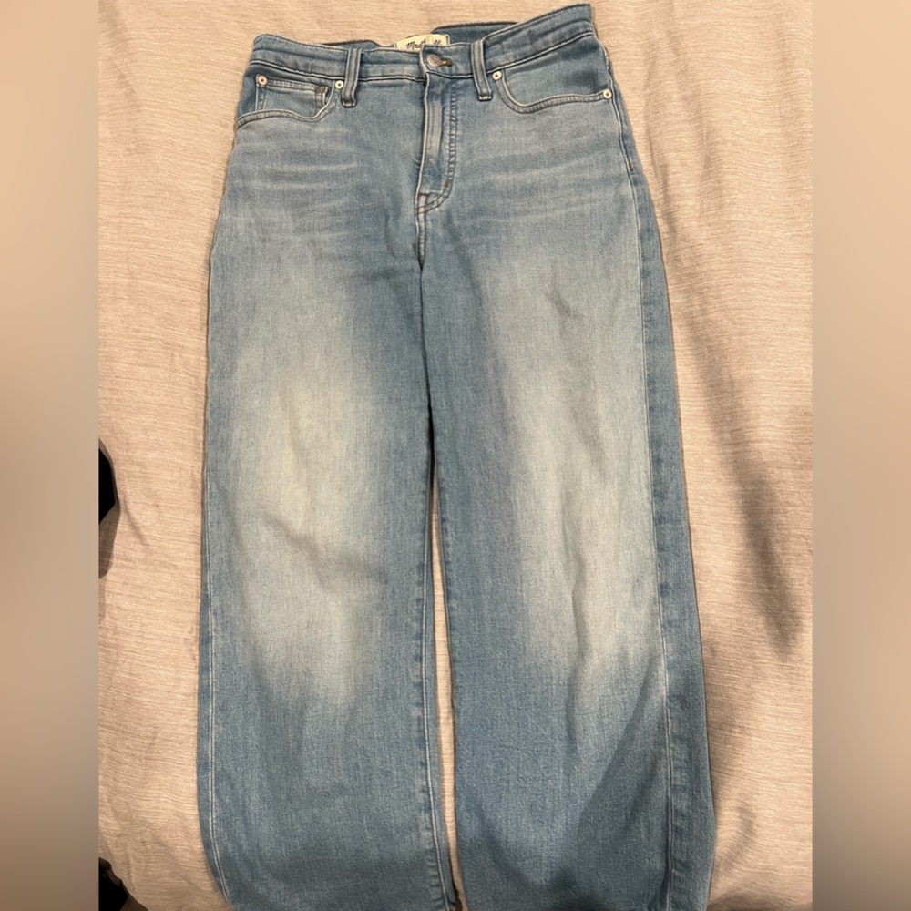 Madewell Slim Wide-leg crop jeans, size 27